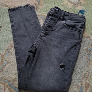 Girls Distressed Gap Jeans